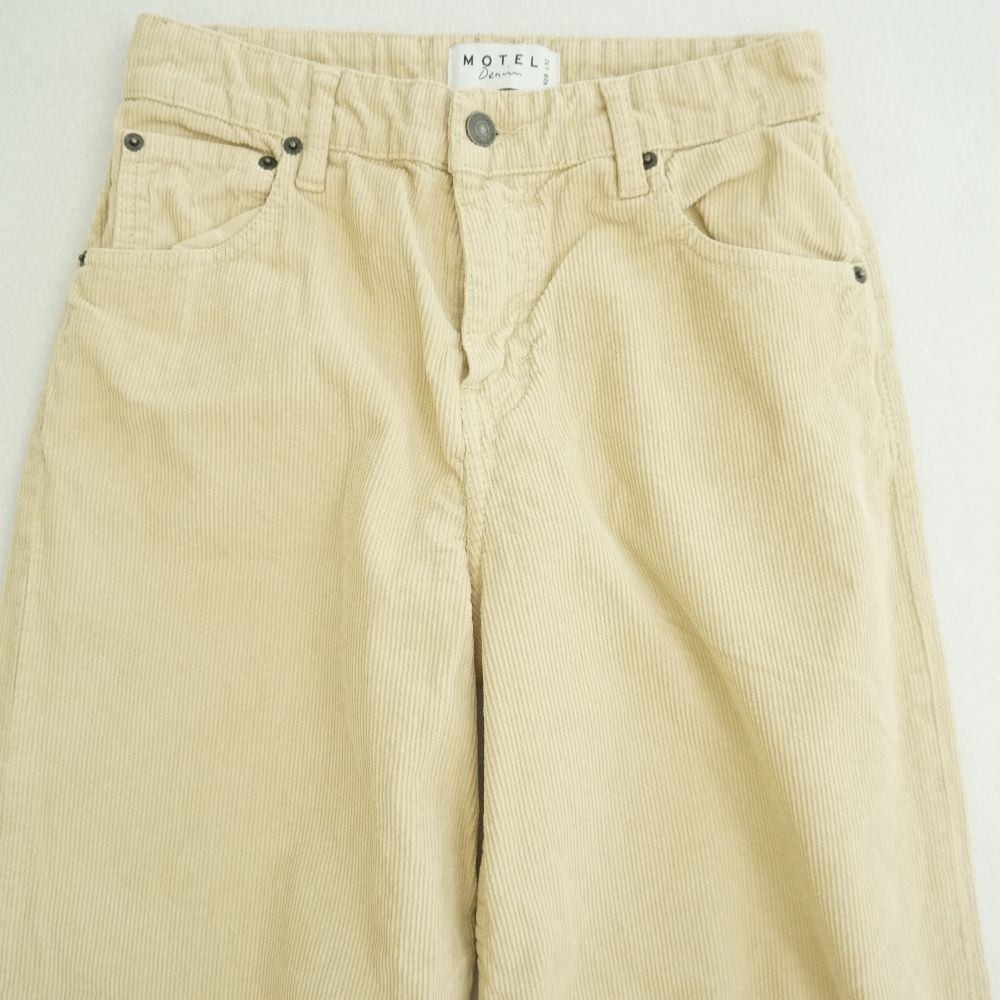 Motel Rocks Cream Wide Leg Pants - Picture 2 of 9